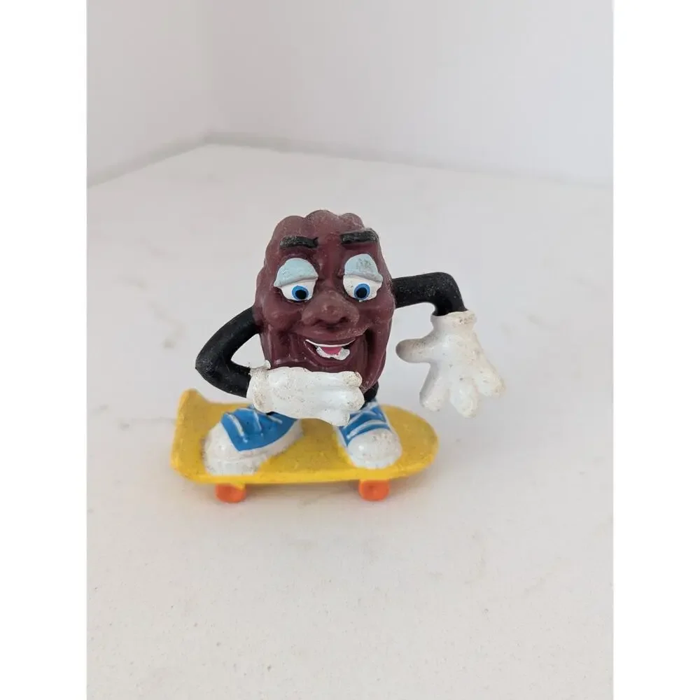 Vtg California Raisins PVC Figures Lot (8) Hardee's Applause Retro Toys